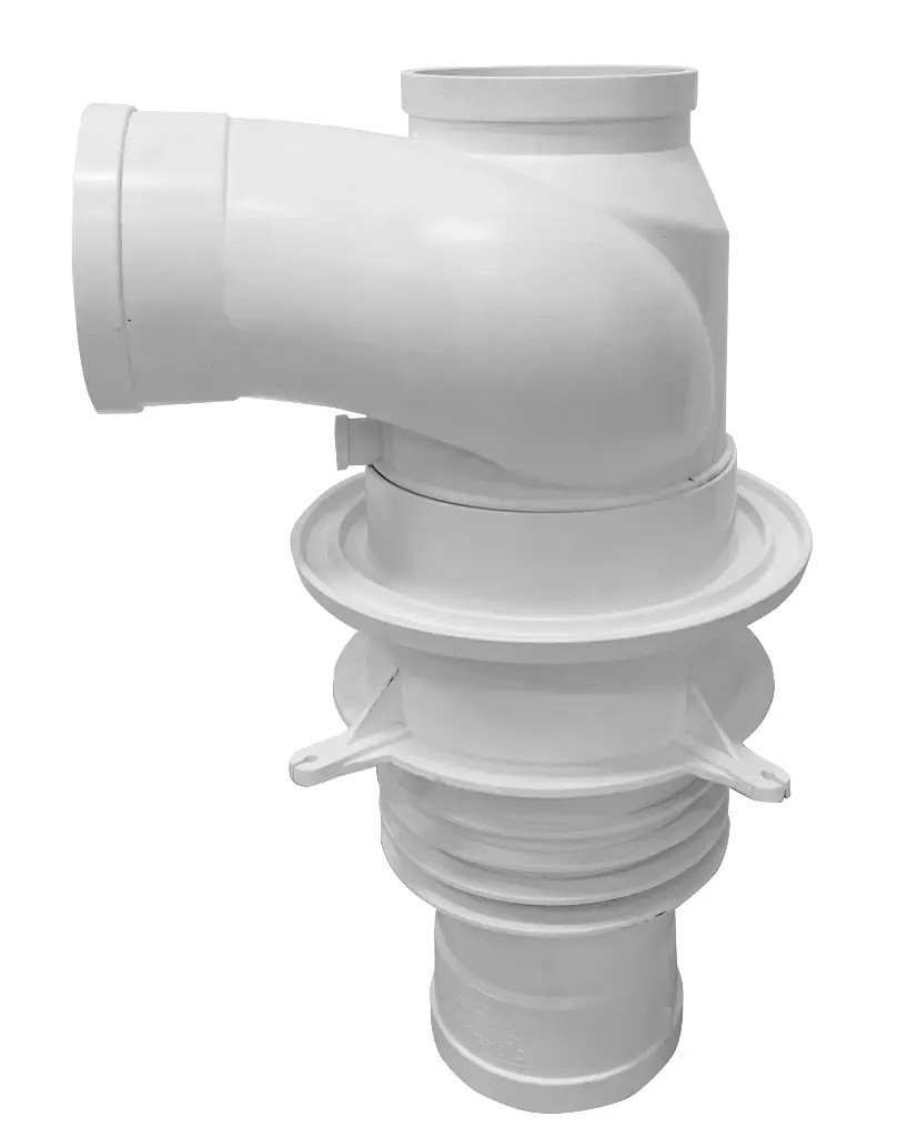 PVC drainage - Enhanced cyclonic tee (same level drainage can be embedded)
