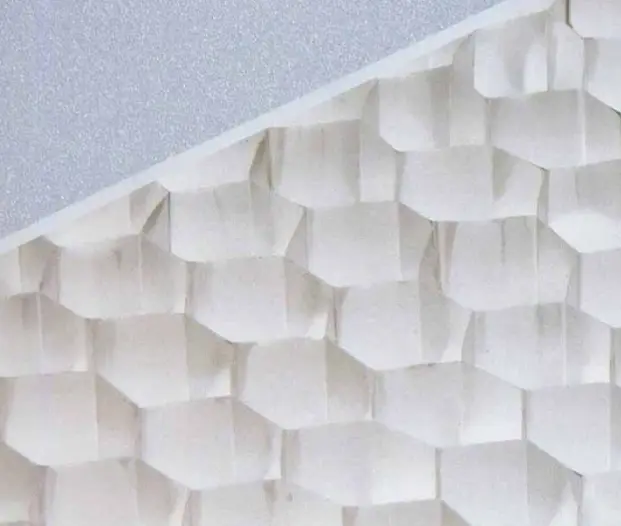 Coated honeycomb aluminum sheet