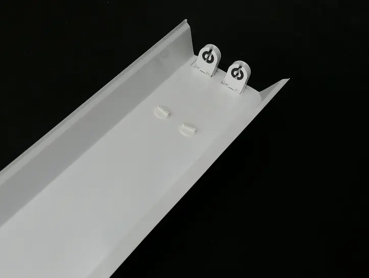LED T8 double tube with cover support double input