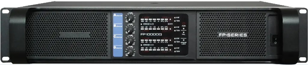 Professional power amplifier