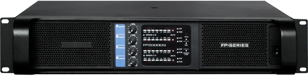Professional power amplifier