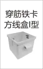 PVC threading - Threading iron card square box type I