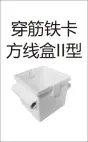 PVC穿线-穿筋铁卡方线盒II型