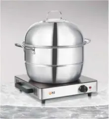Stainless steel steam cooker