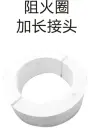[160] PVC排水-阻火圈加长接头