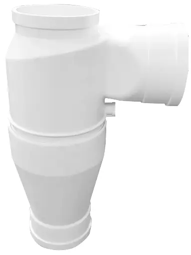 [110] PVC drain - Enhanced cyclonic tee