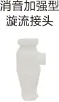 [110] PVC排水-消音加强型漩流接头