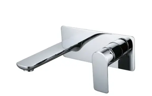 Flush basin faucet