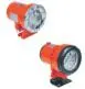 Flameproof LED locomotive light for mine