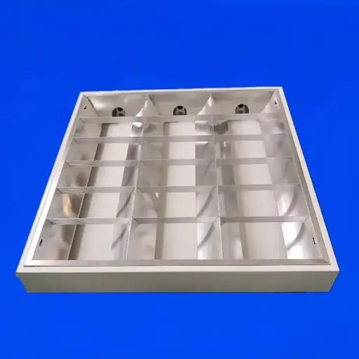 LEDT8 mounted grille light panel housing