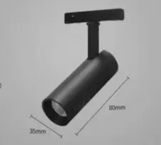 Magnetic track light